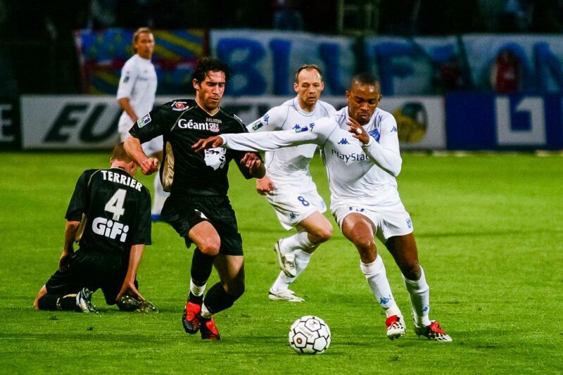 Photographie de football Kalou de l'AJA