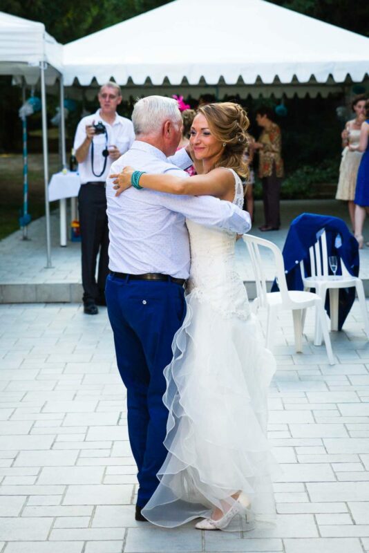 danse avec le père de la mariée